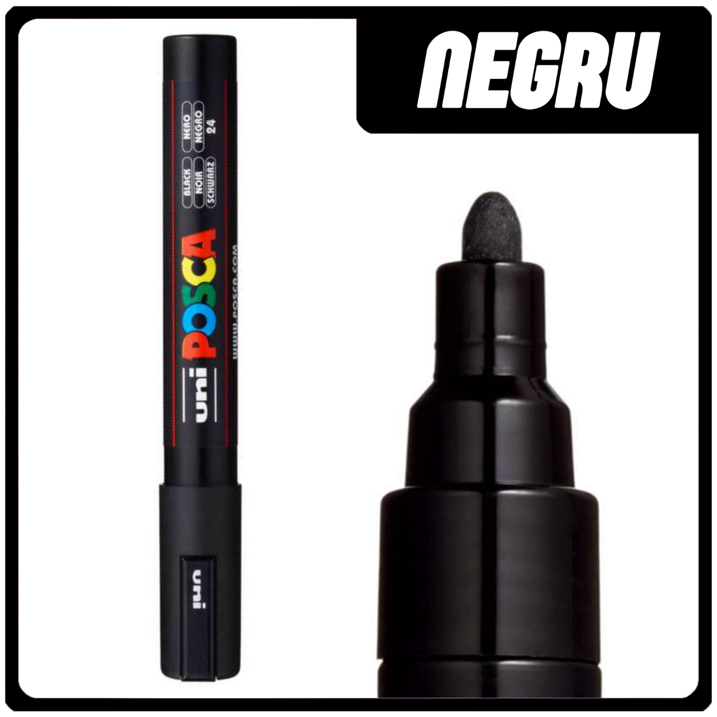 Markere UNI Posca 5metri 1.8 - 2.5mm