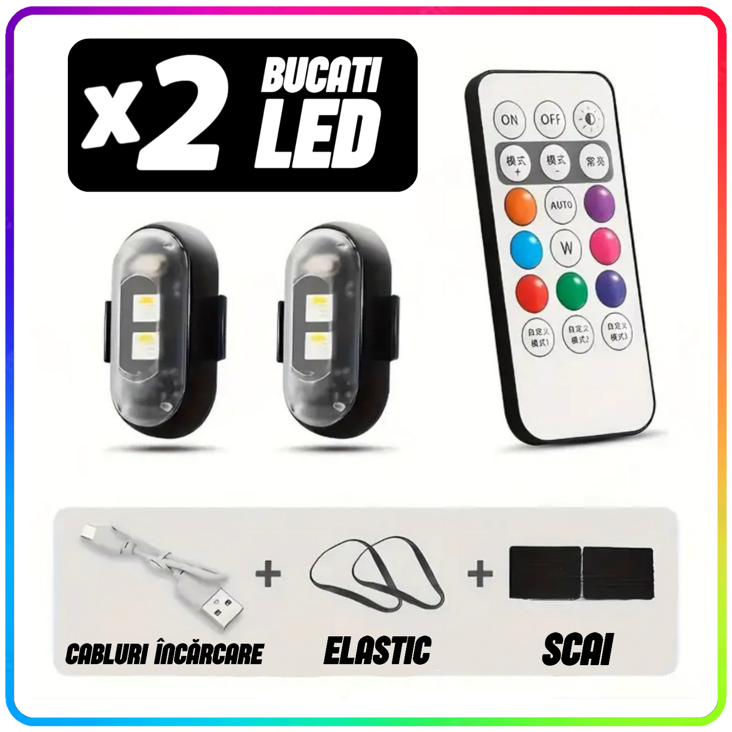 LEDURI reincarcabile Trotineta Electrica