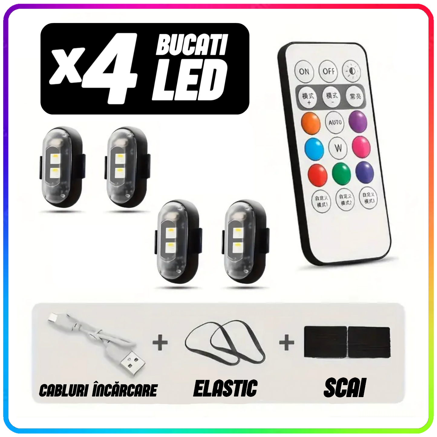 LEDURI reincarcabile Trotineta Electrica