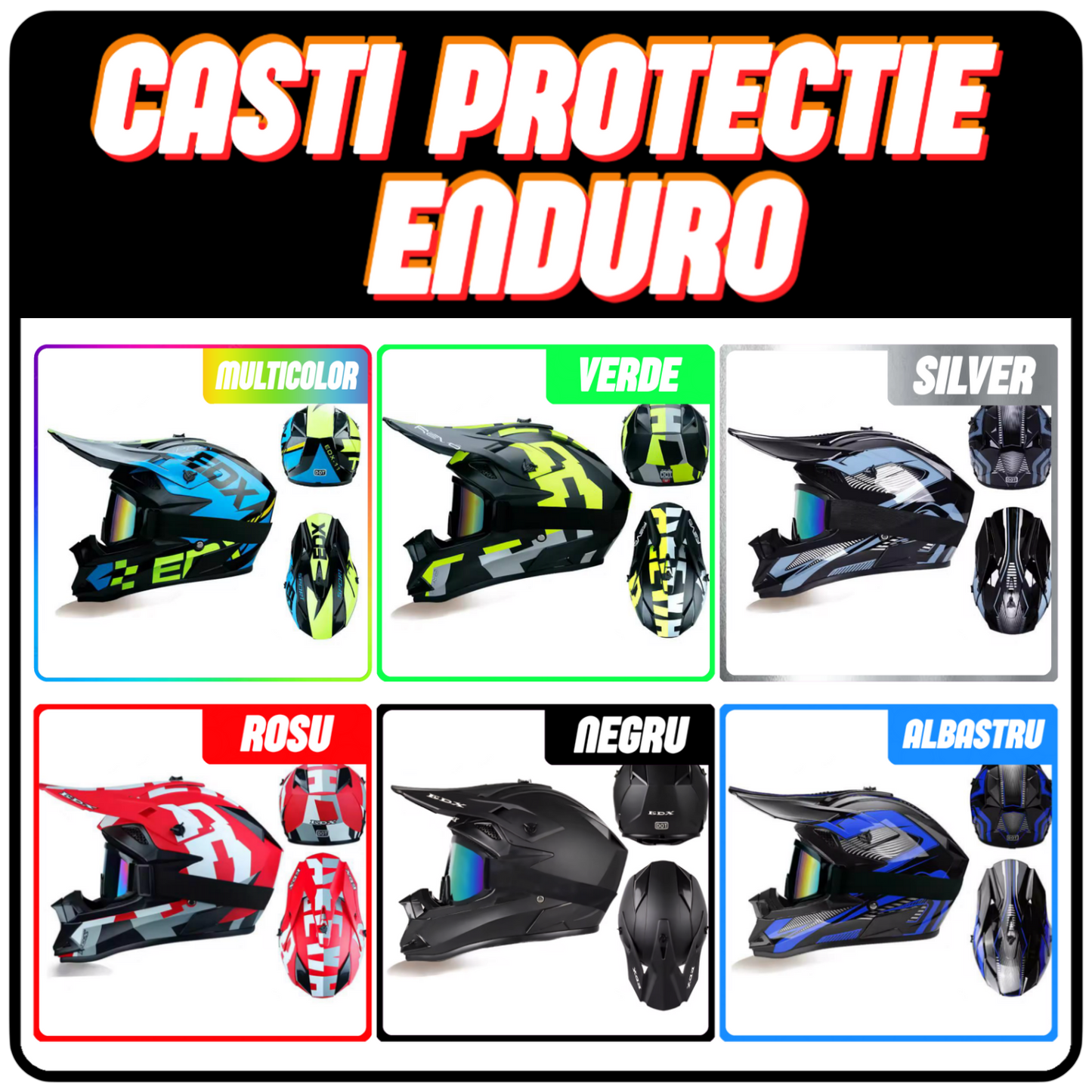Casca Enduro Protectie Profesionala