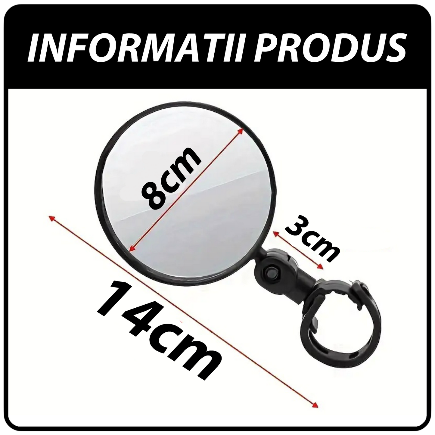 COMBO ACCESORI - MIC (Suport Telefon Premium , ×2 Oglinzi)