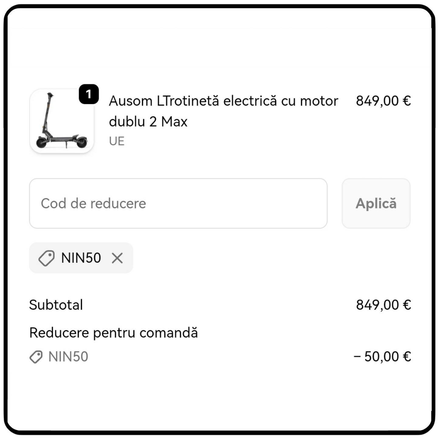 Trotinete Electrica Ausom L1 Max dual motor ⚠️CITESTE DESCRIERE POZE⚠️