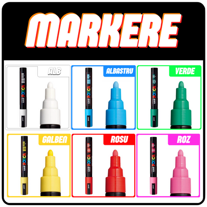 Markere UNI Posca 5metri 1.8 - 2.5mm