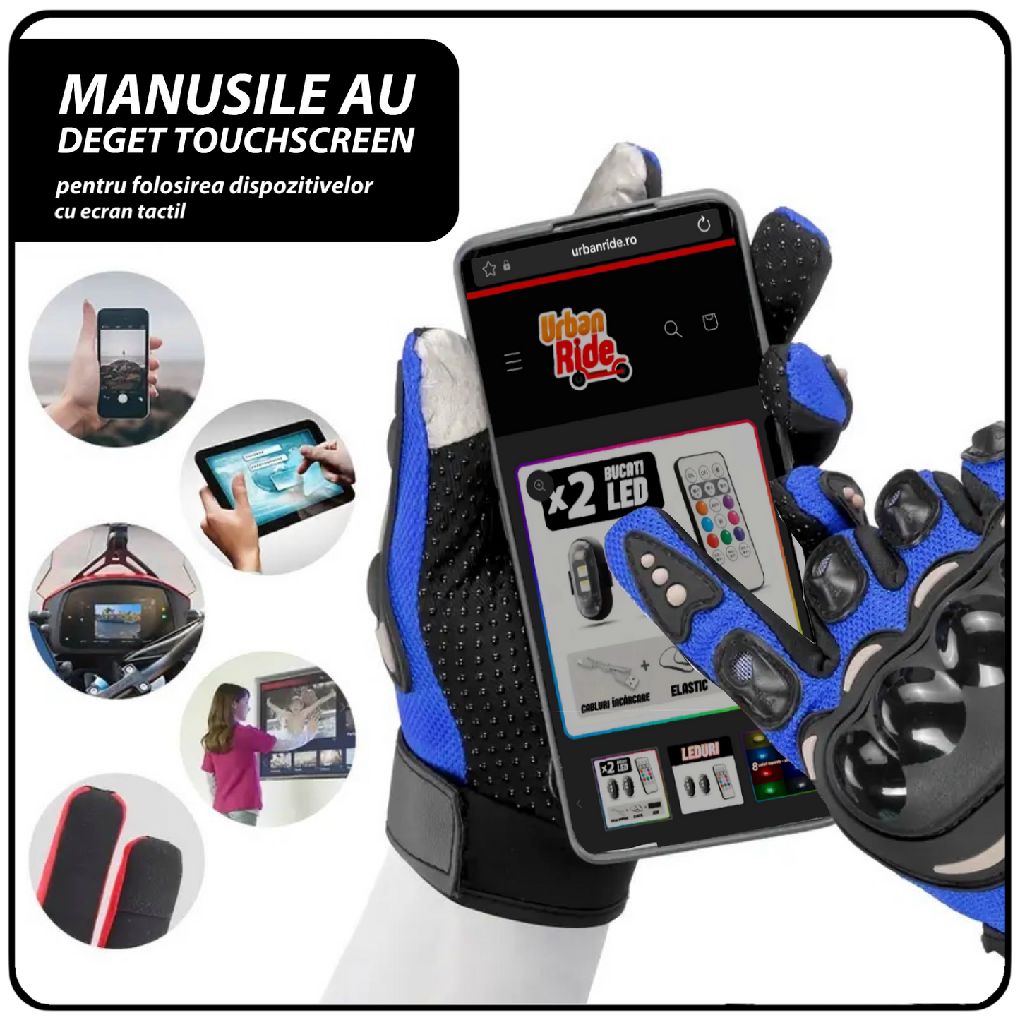 Manusi Protectie Tactile Display