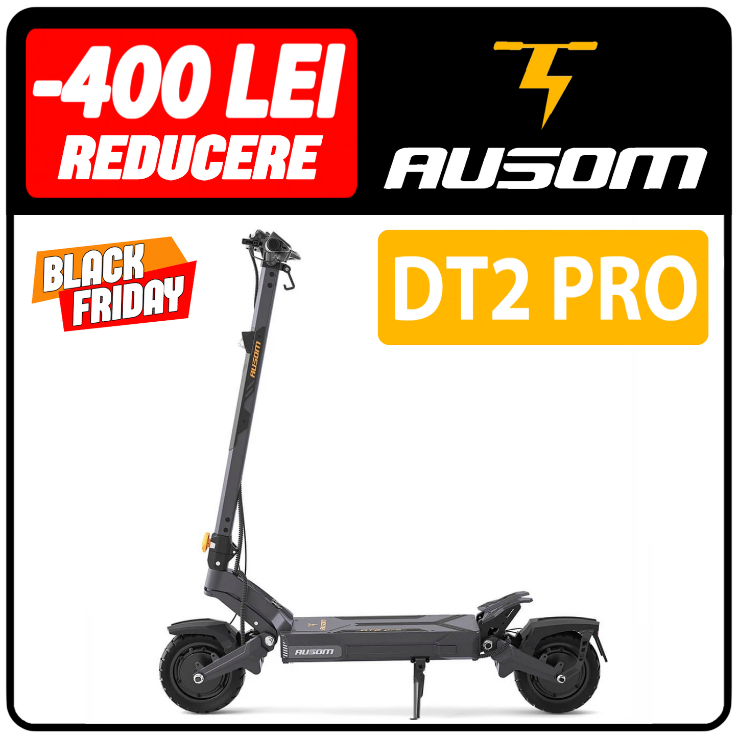Trotineta Electrica Ausom DT2 PRO ⚠️CITESTE DESCRIERE POZE⚠️