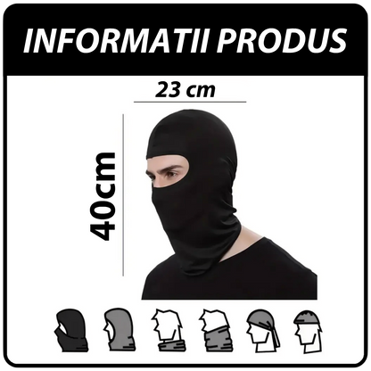 COMBO PROTECTII - ROSU (Casca Enduro , Manusi , Cagula )