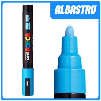 COMBO CUSTOM - ALBASTRU (Posca , Mansoane , Cablu Fire , Protectie Frana)