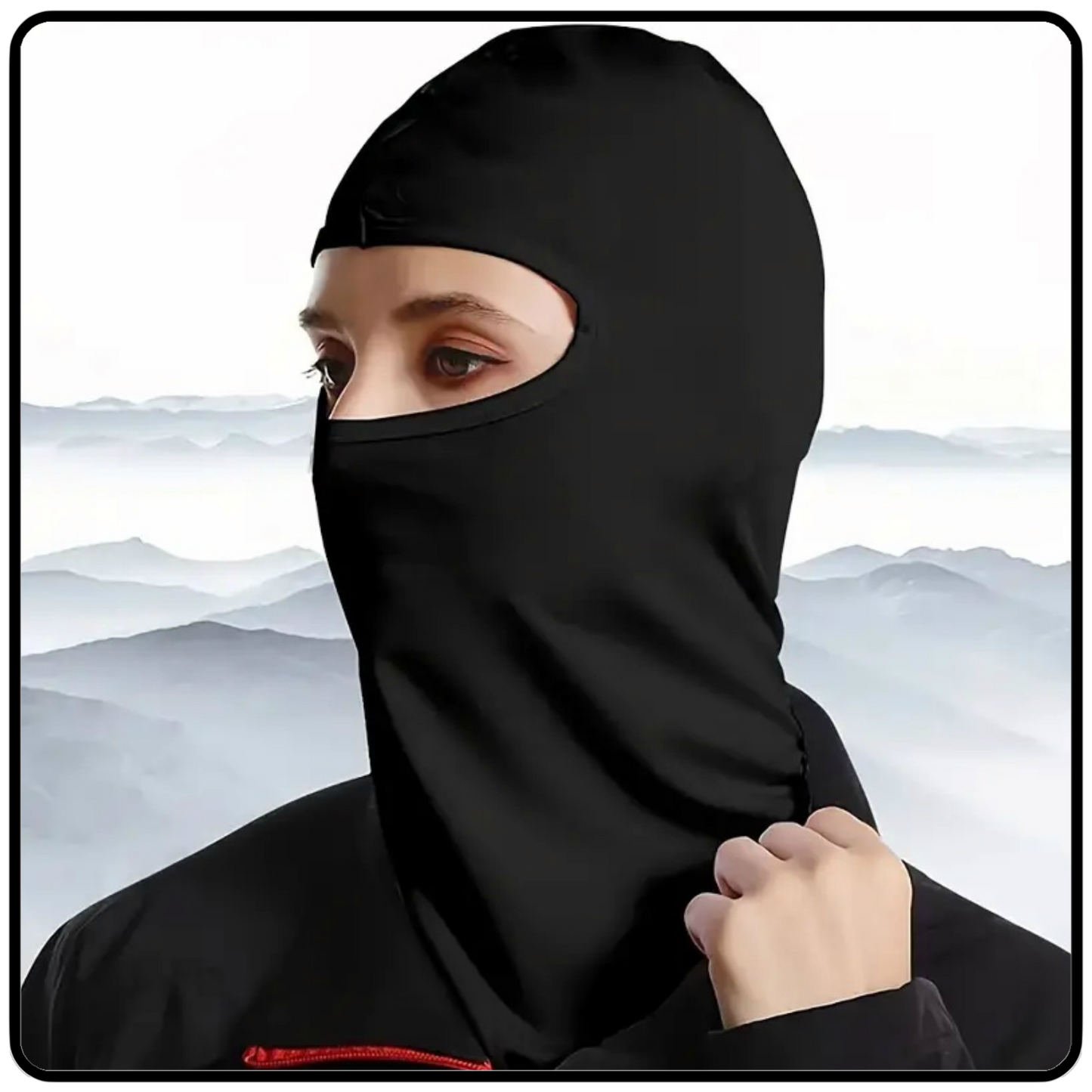 COMBO PROTECTII - NEGRU (Casca Enduro , Manusi , Cagula)