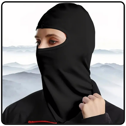 COMBO PROTECTII - NEGRU (Casca Enduro , Manusi , Cagula)